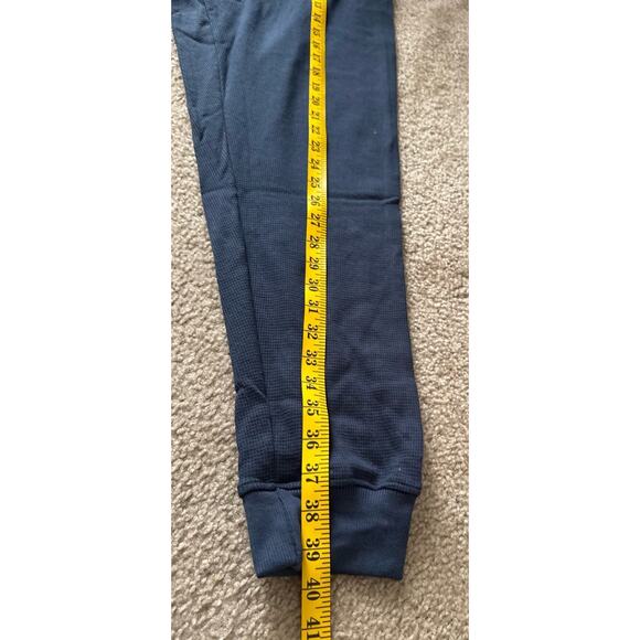 Surf and Swim Company Navy waffle Knit Pull-on Joggers US Large New NWTs - Picture 8 of 11